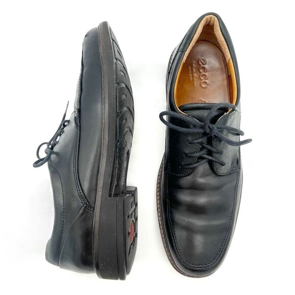 ECCO Men’s Black Leather Lace Up Oxford Dress Shoes Comfort Size 42 EU 8 US main image 12